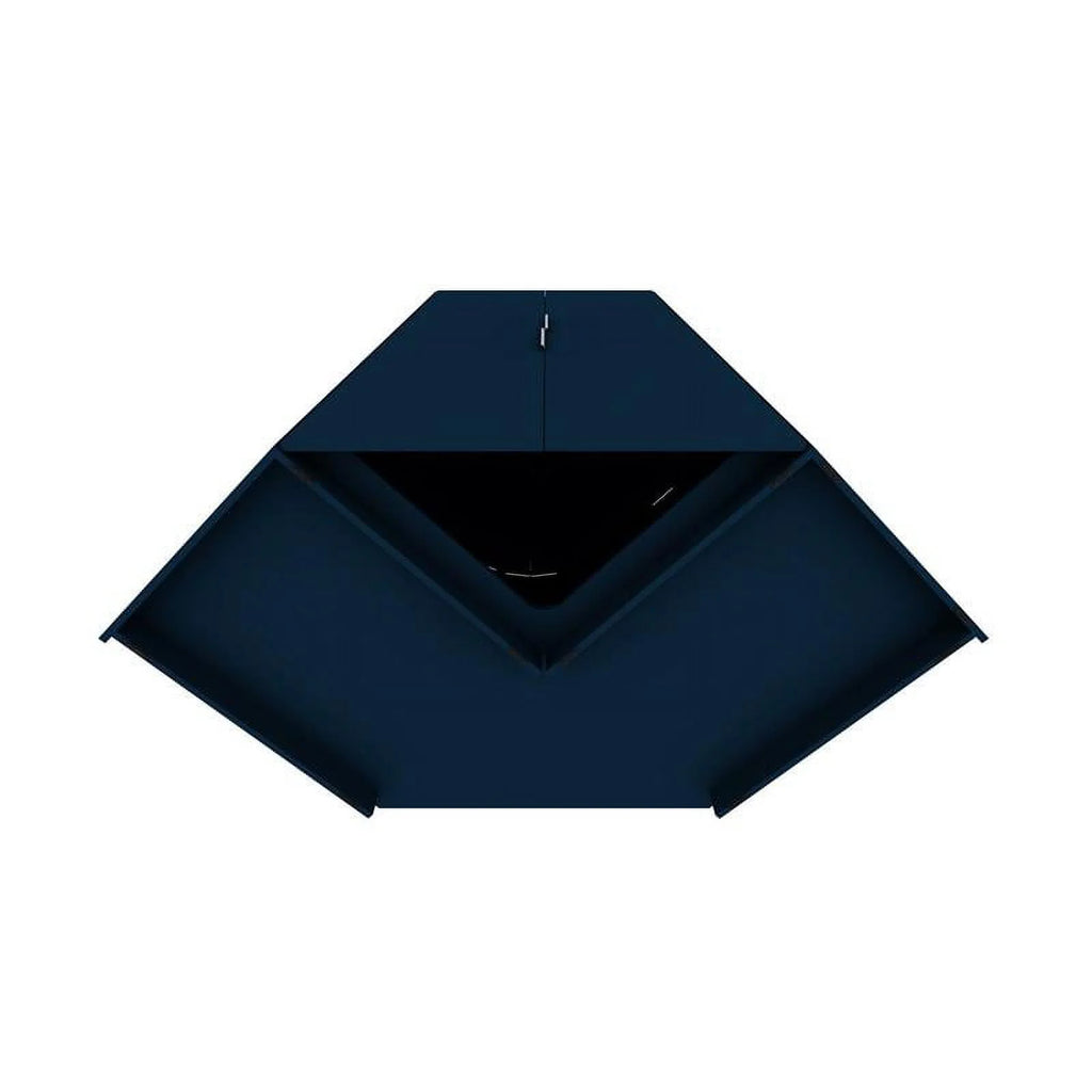 Midnight Blue Wood Corner Wardrobe Closet H794685