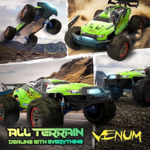 Mini 1:8 RC Car, Remote Control Truck 4X4 Waterproof 2.4GHZ Off Road with 3S Battery E5781