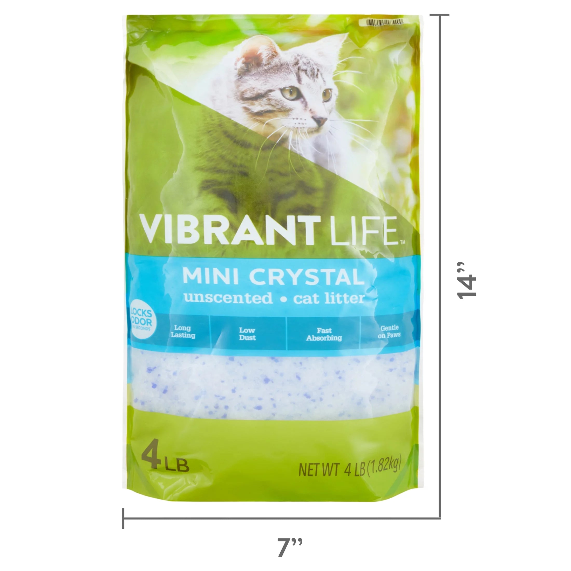 Mini Crystal Unscented Cat Litter, 4 lb B948