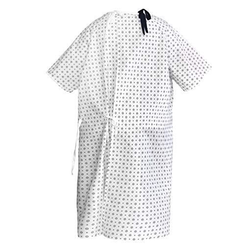 Unisex Patient Gown with Back Ties W208494