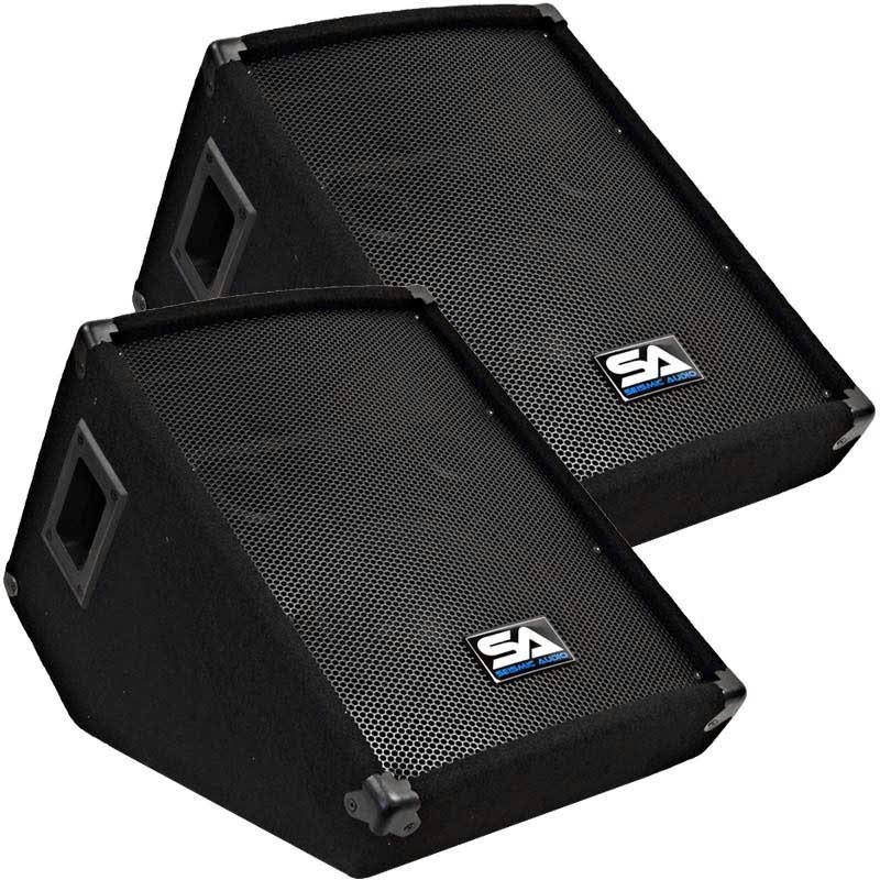 Two 10x22 Floor Monitors Speakers T159