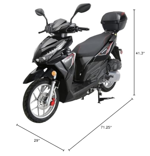 Black 150cc Scooter Z143164