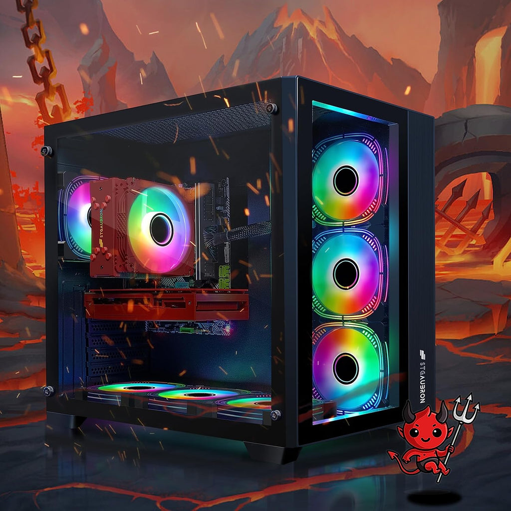 Gaming Desktop PC, GeForce RTX 3060 12G, Intel Core i7-10700KF up to 5.1G, 16G DDR4, 1T SSD, WiFi, BT 5.0 P7421