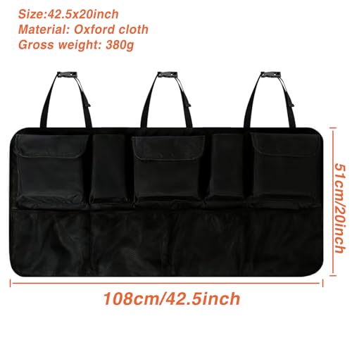Car Backseat Trunk Organizer with Adjustable Straps A2853