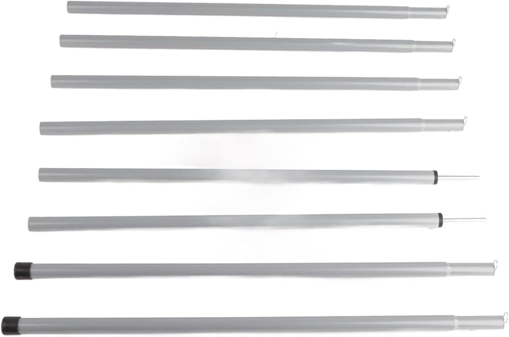 Telescoping Adjustable Iron Tarp Poles T190