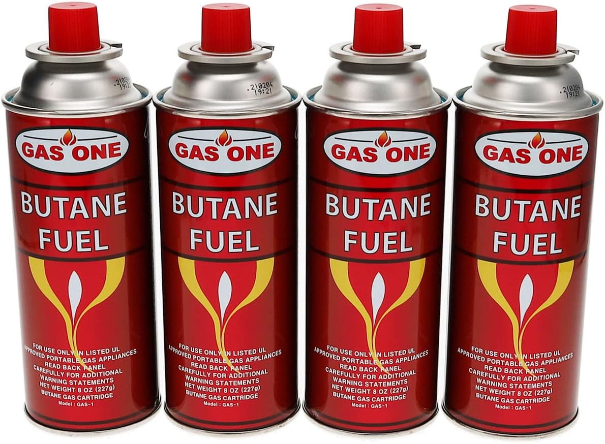4 Pack Butane Fuel Canister V7880