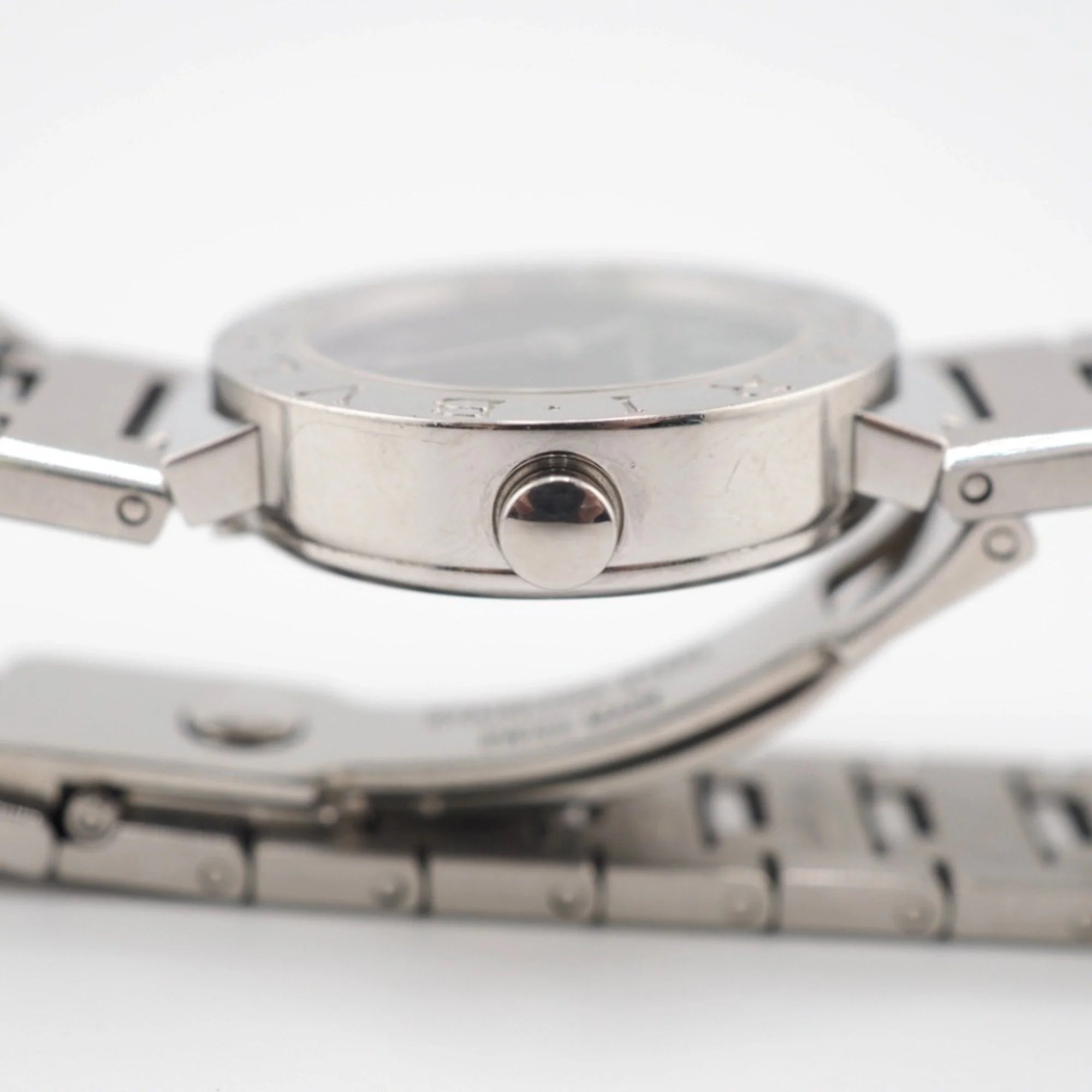 Pre-Owned Black Dial Silver Ladies Watch N60105