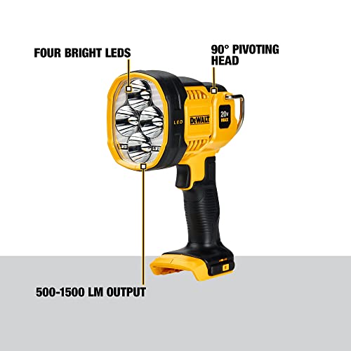 20V MAX LED Work Light, Handheld Spotlight, 1500 Lumens F81630