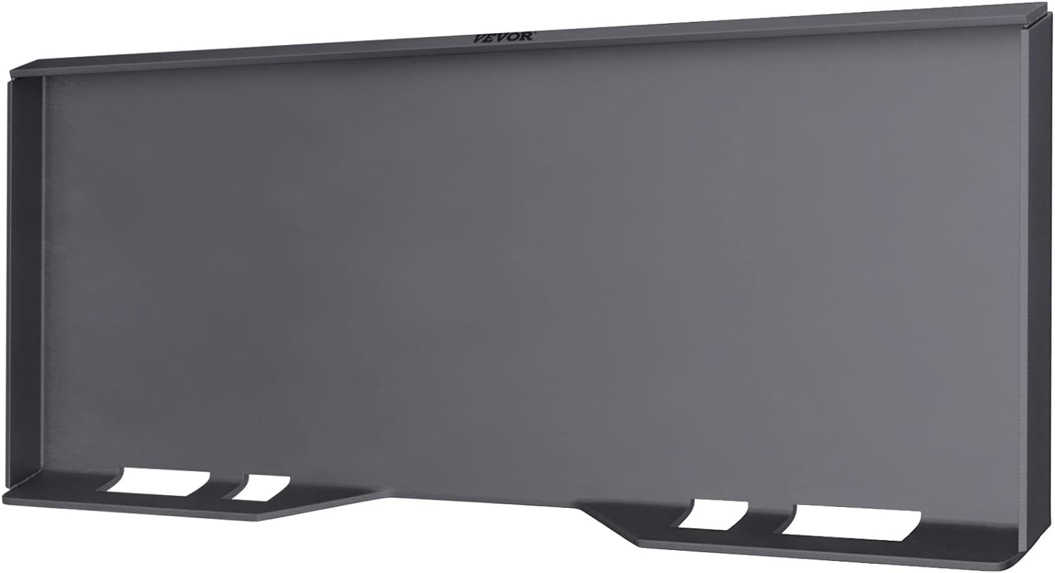 Skid Steer Mount Plate Steel Quick Attachment Loader Plate with 3 Welding Rods (1/2") L3270