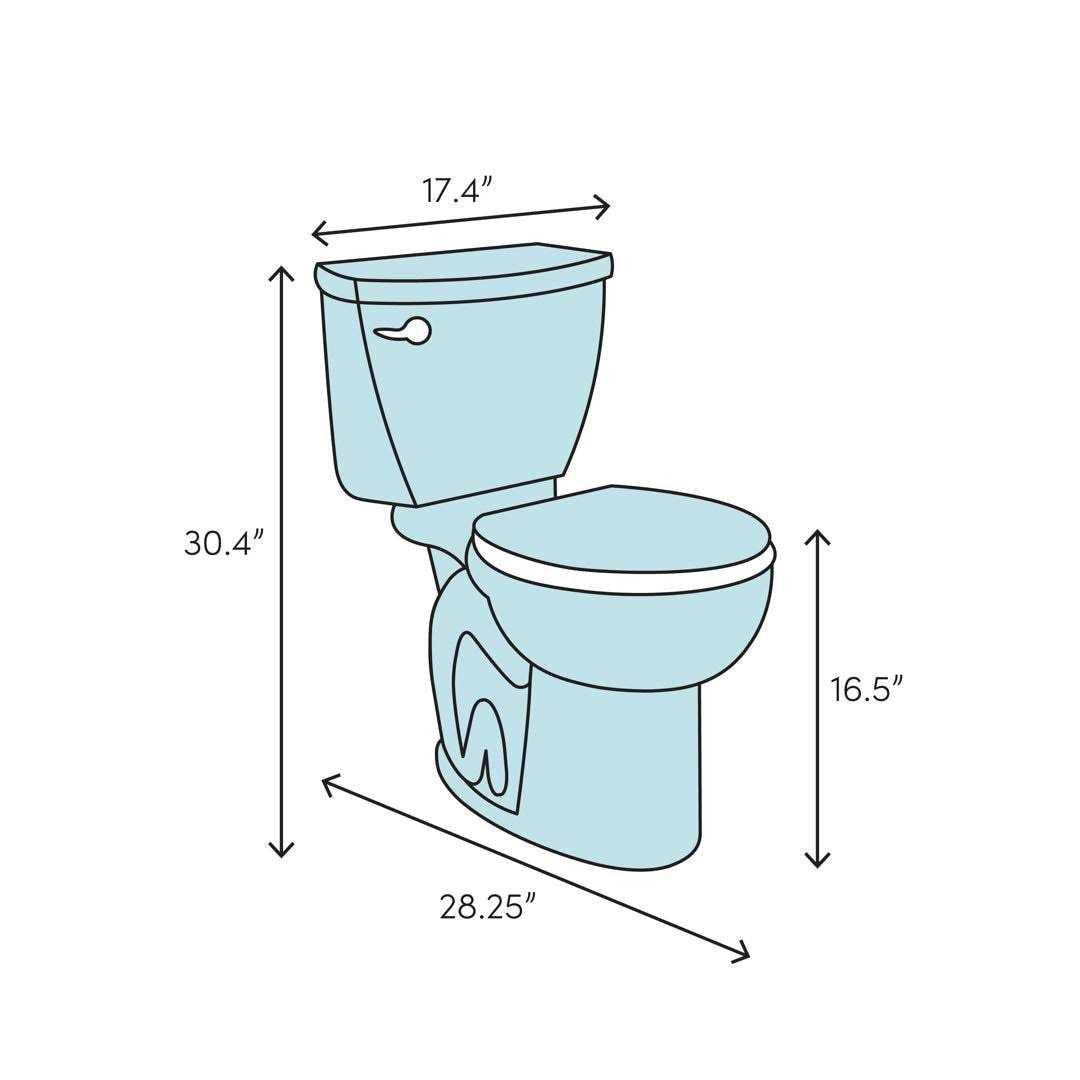 Round Two-Piece Toilet O860038