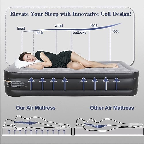 Queen Size Air Mattress with Built-in Pump E5276