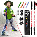 Adjustable Telescopic Kids Hiking Poles with Carrier Bag I15469