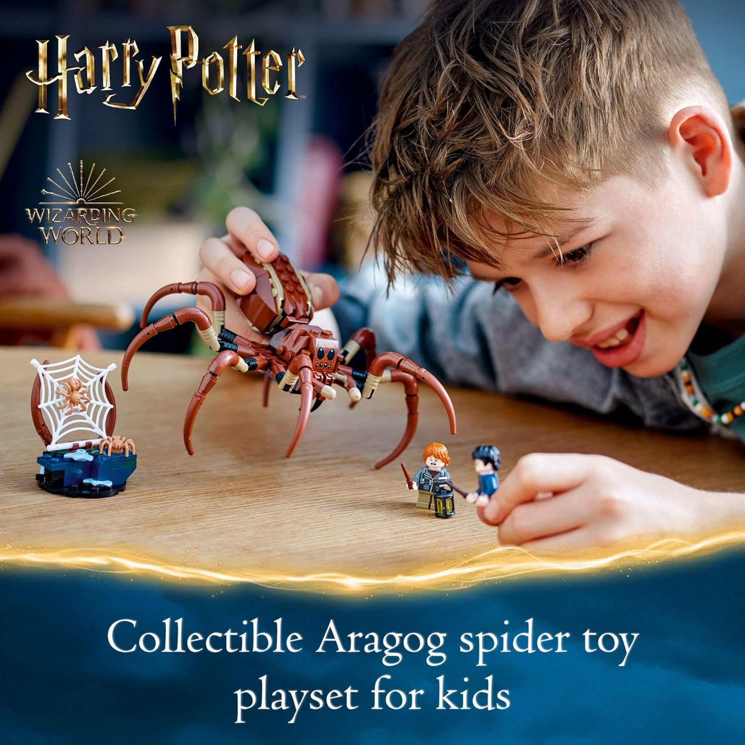 LEGO Harry Potter Aragog in The Forbidden Forest Spider Toy Playset with 2 Minifigures Z553