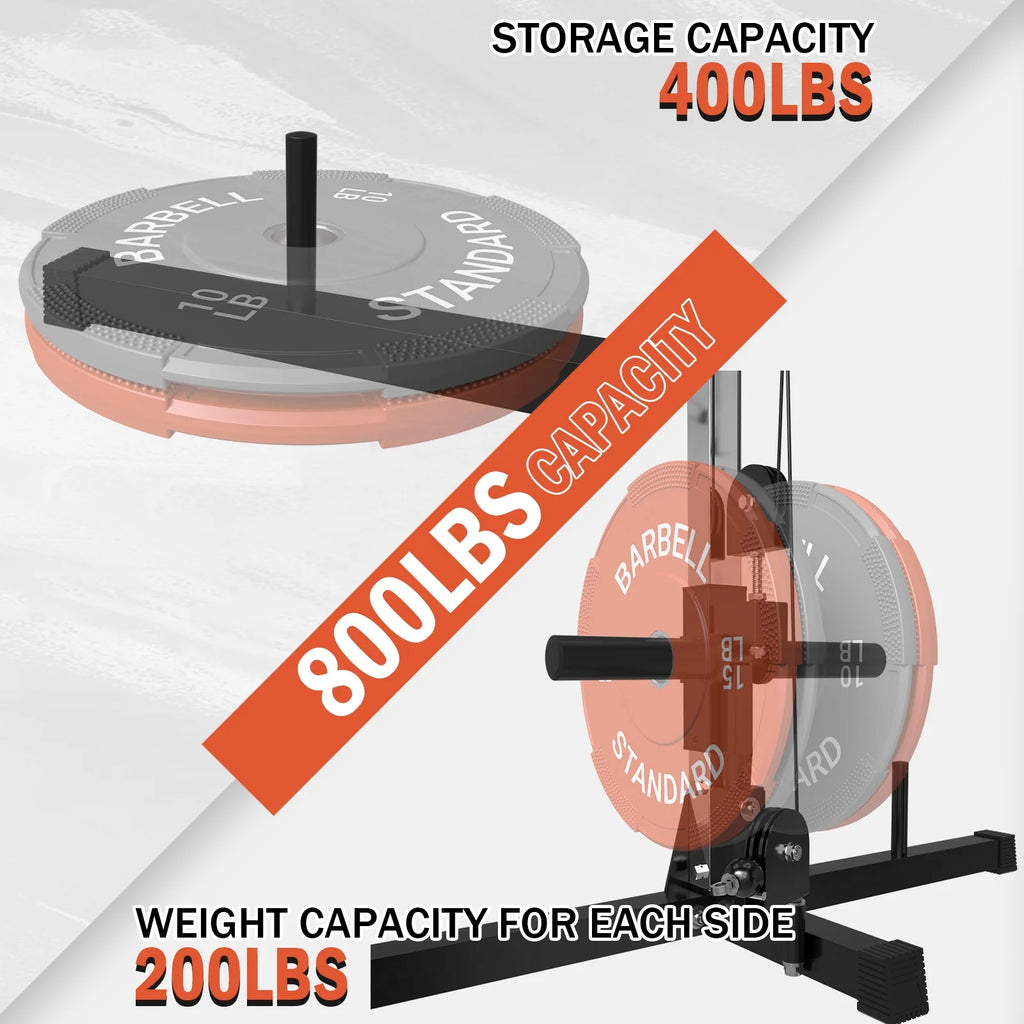 400lbs Plate Loaded Dual Pulley Cable Machine T490008