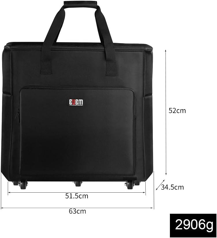 Desktop PC Computer Travel Storage Carrying Case Bag with Wheels (27 Inch) N3979