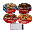 4 Pack Chicken Alfredo, Tender Beef, Chicken Noodle, Meatloaf U969853