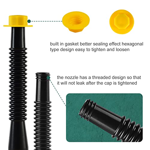 Black Gas Can Nozzle Replacement Kit D607