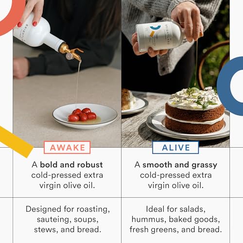 Extra Virgin Olive Oil, Cold-Pressed Oil, 12.7 Fl Oz D2015