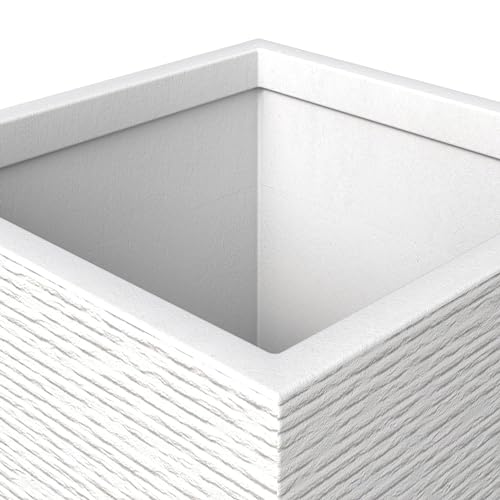 Black 31 Inch Tall Square Planter U74170
