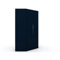 Midnight Blue Wood Corner Wardrobe Closet H794685