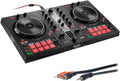 2-Deck USB DJ Controller with Audio Cable M56878
