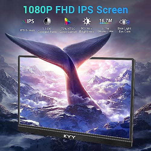15.6'' FHD 1080P USB C HDMI IPS Portable Monitor P22153