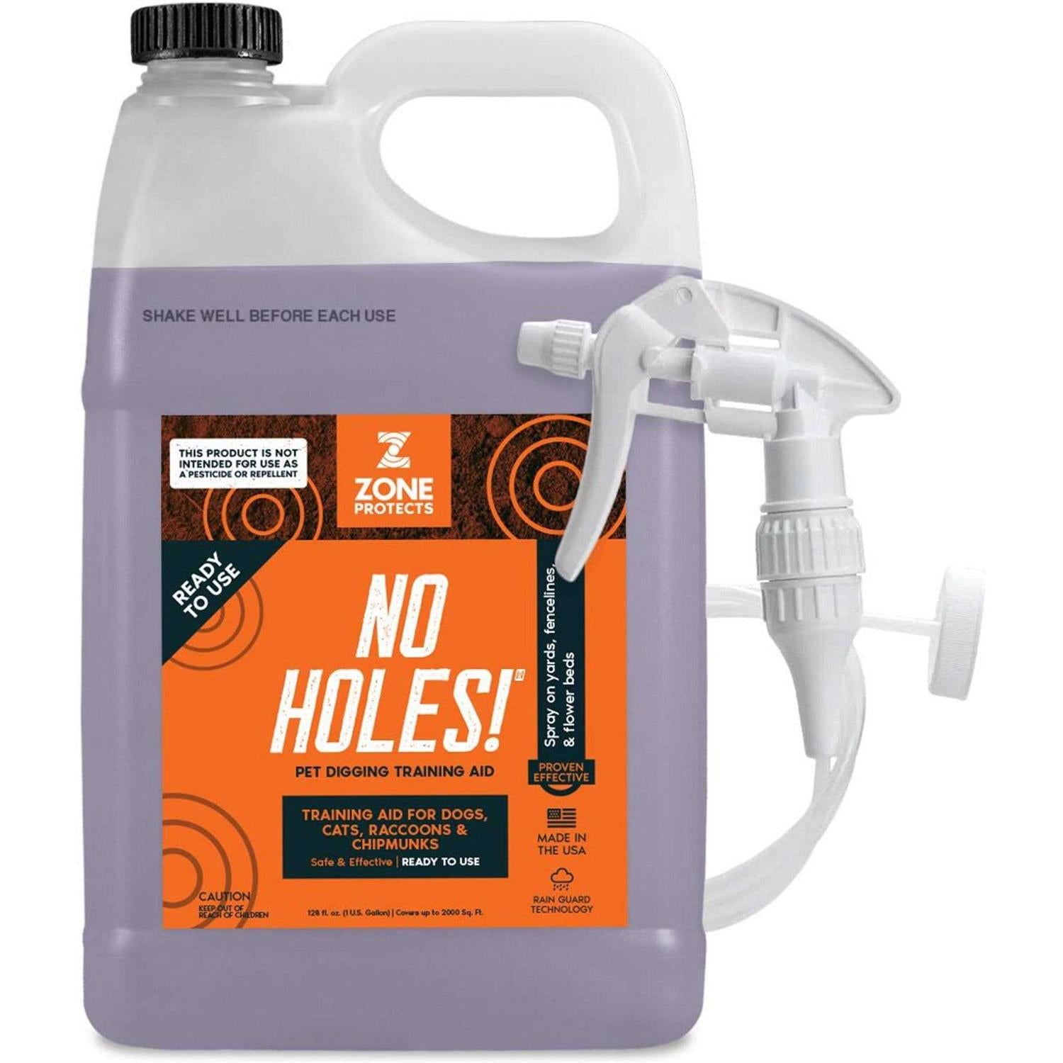 No Holes! Digging Dog Prevention Gallon with Trigger Sprayer O50806
