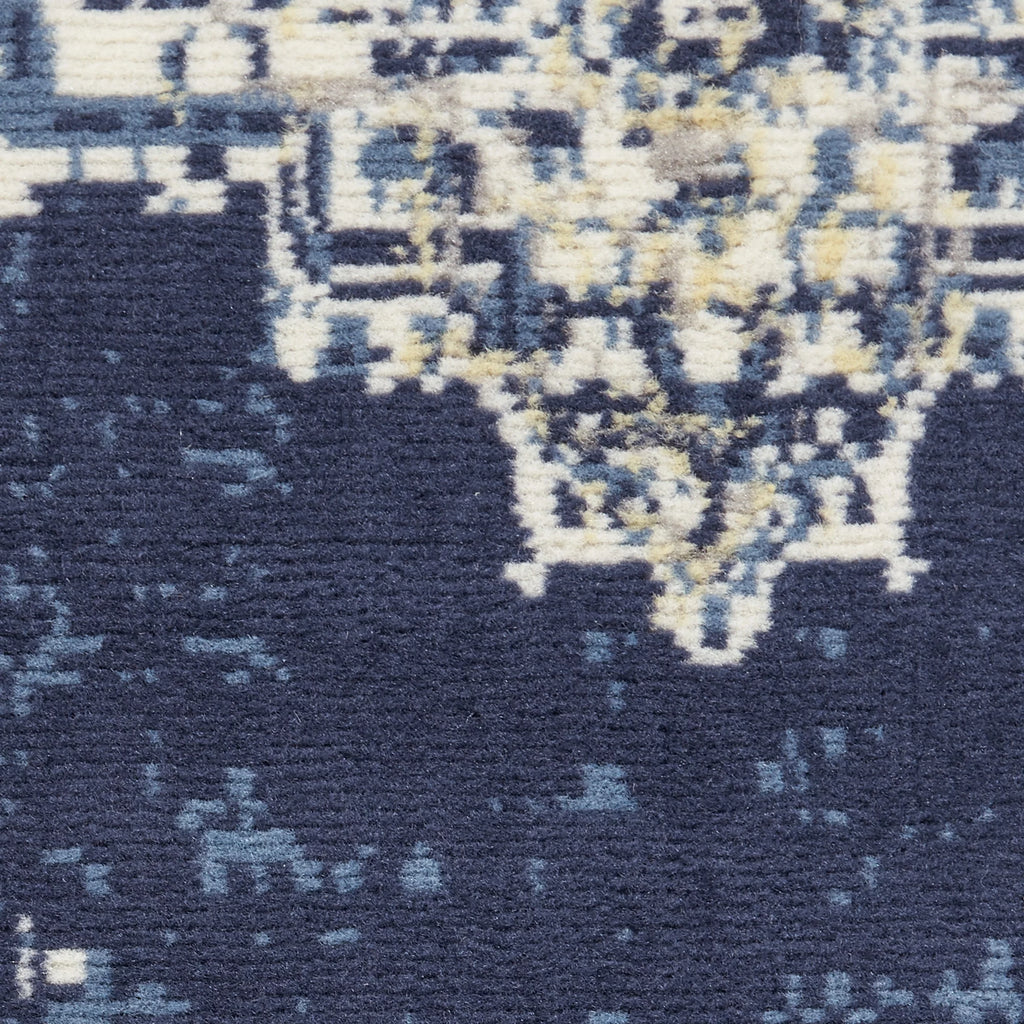 Navy Blue 7'10" x 9'10" Area Rug H688