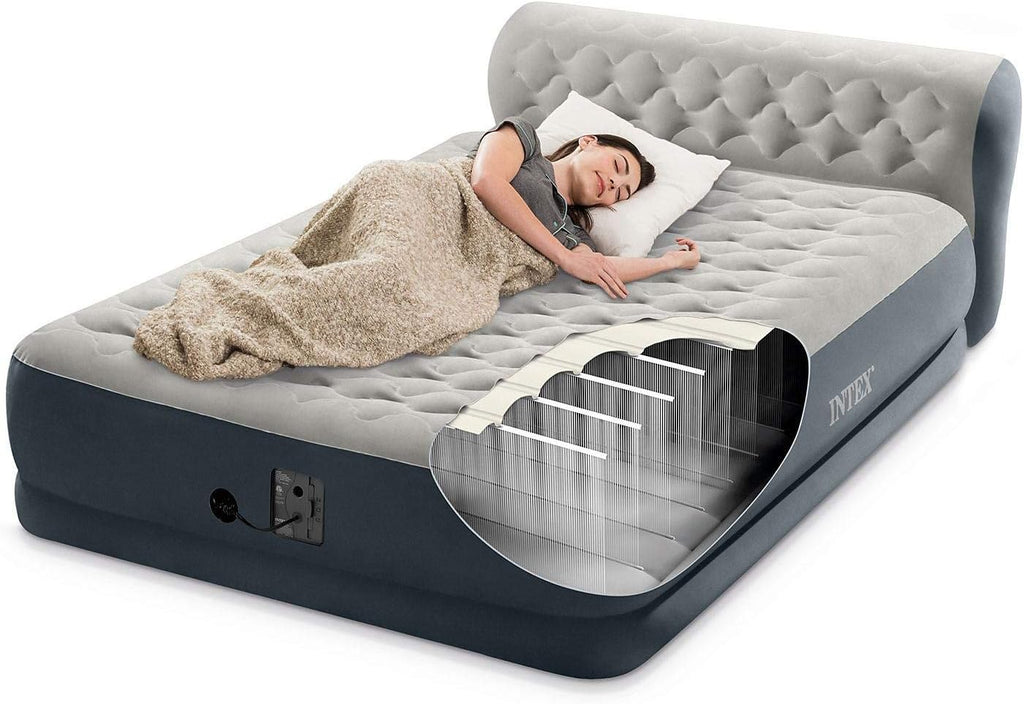 Queen Dura-Beam Airbed with Internal Pump N844