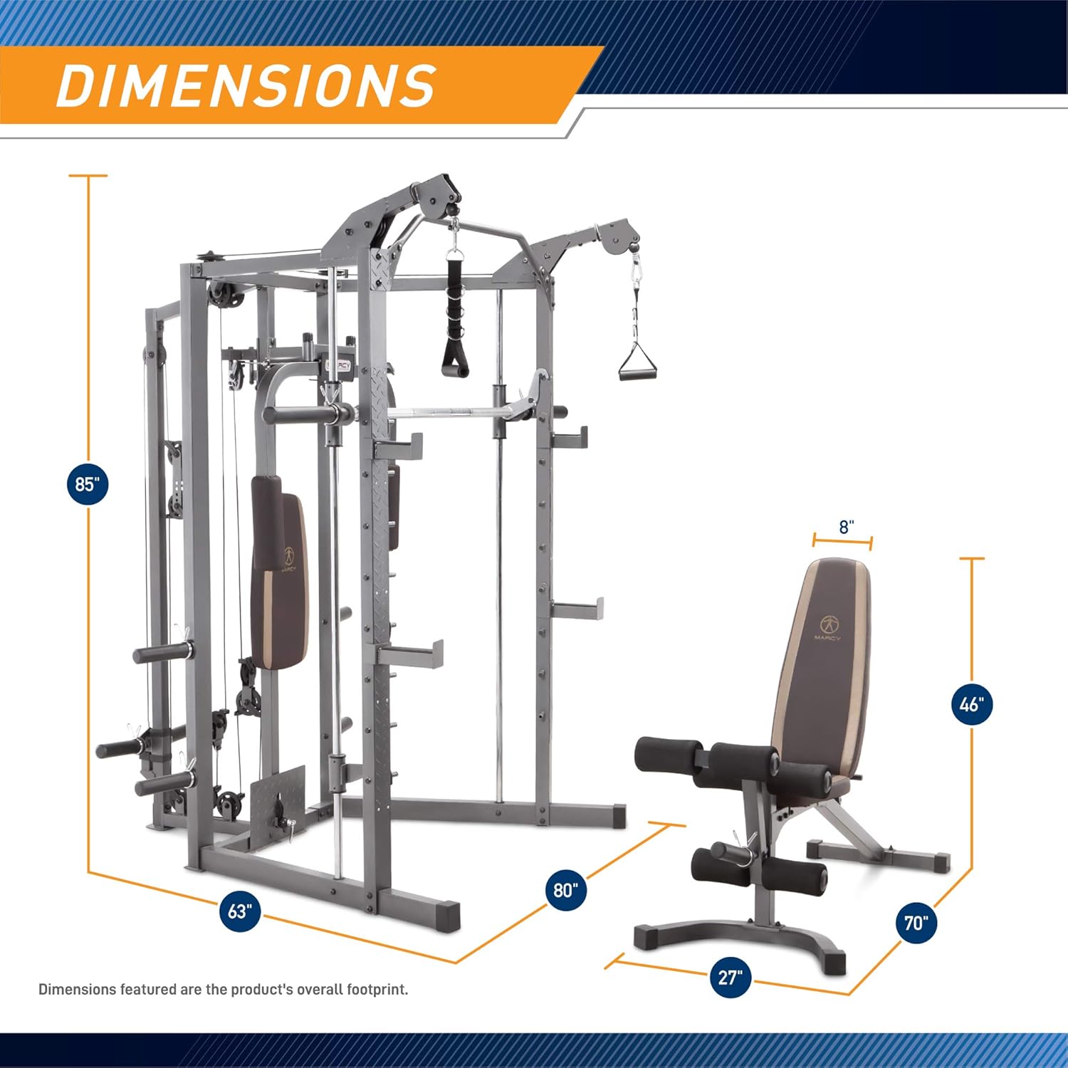 Gray/Brown Home Gym Equipment W514389