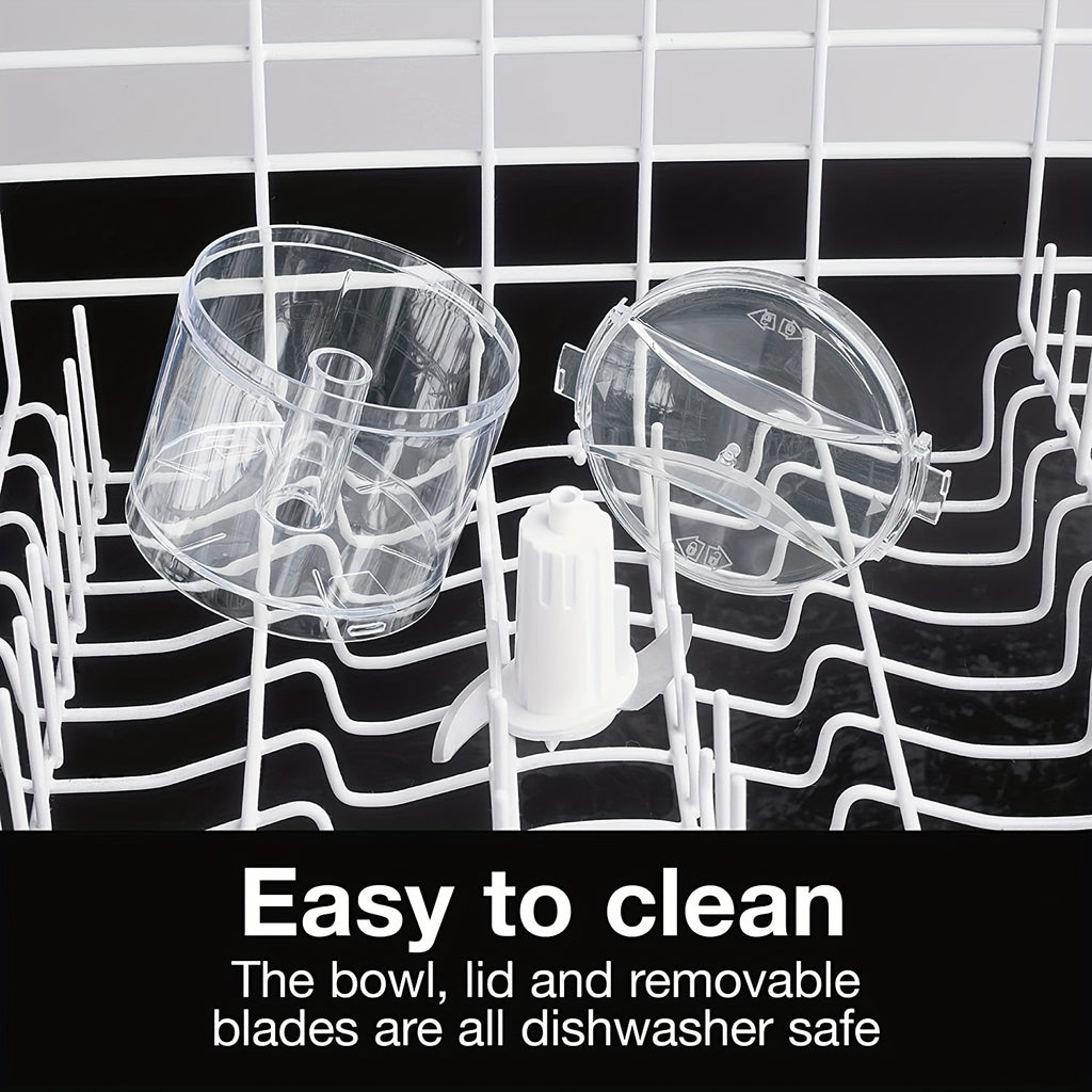 2 Cups Electric Vegetable Chopper & Mini Food Processor K492282