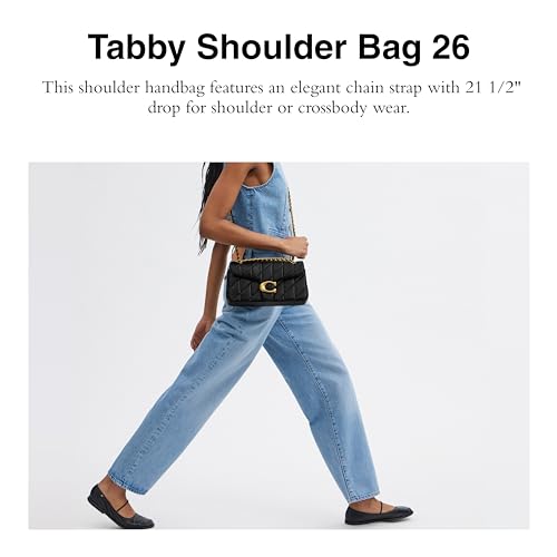Quilted Leather Shoulder Bag 26 H6049
