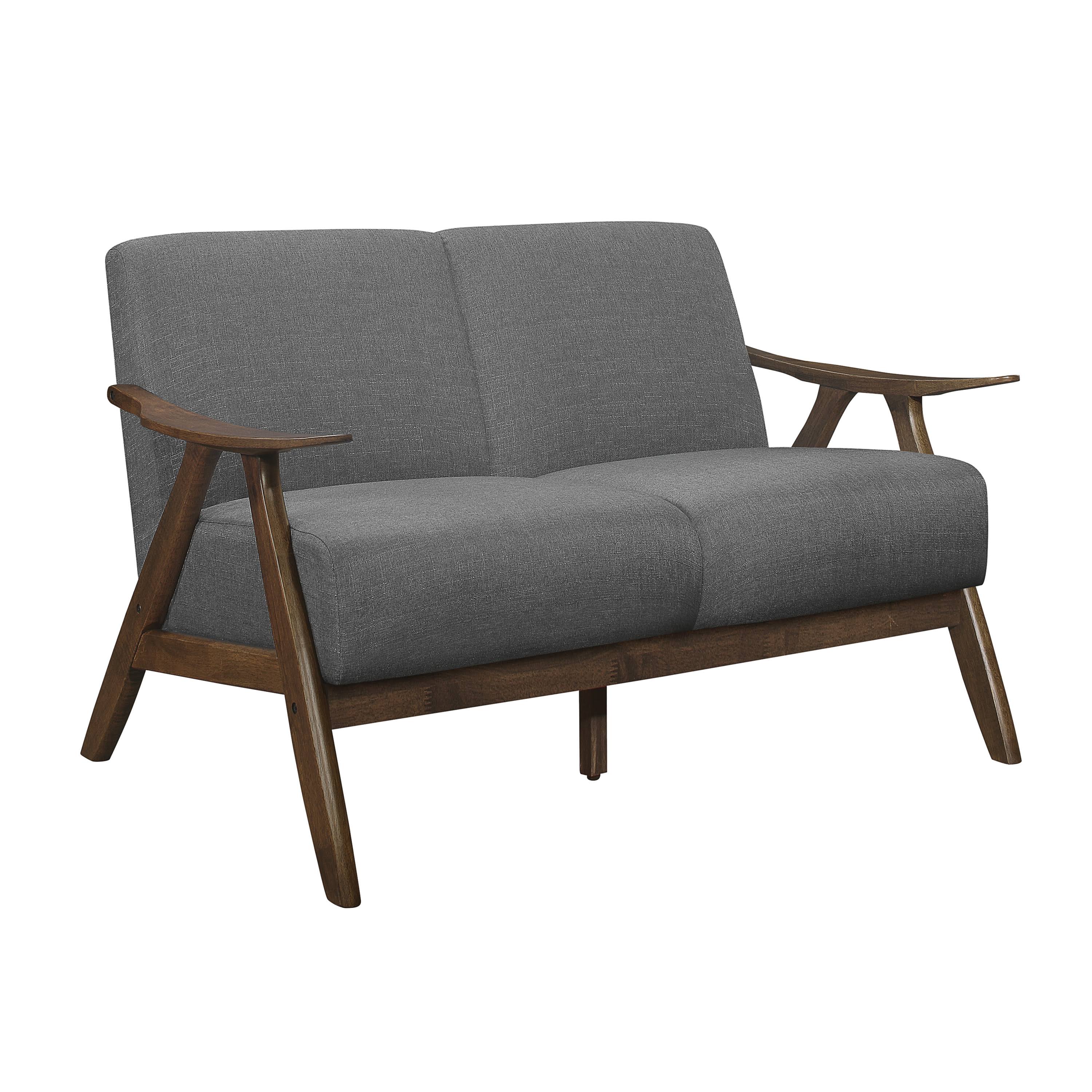 Gray Loveseat P210