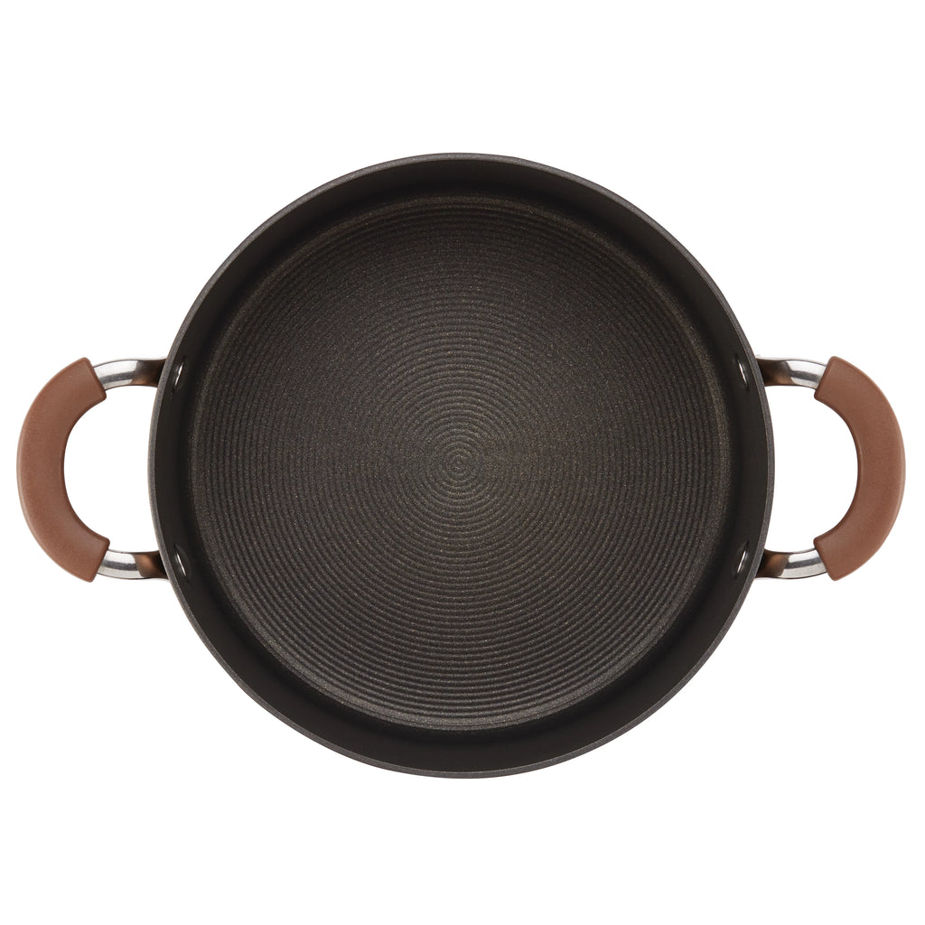 4.5 Quart Hard-Anodized Non Stick Covered Dutch Oven L7175