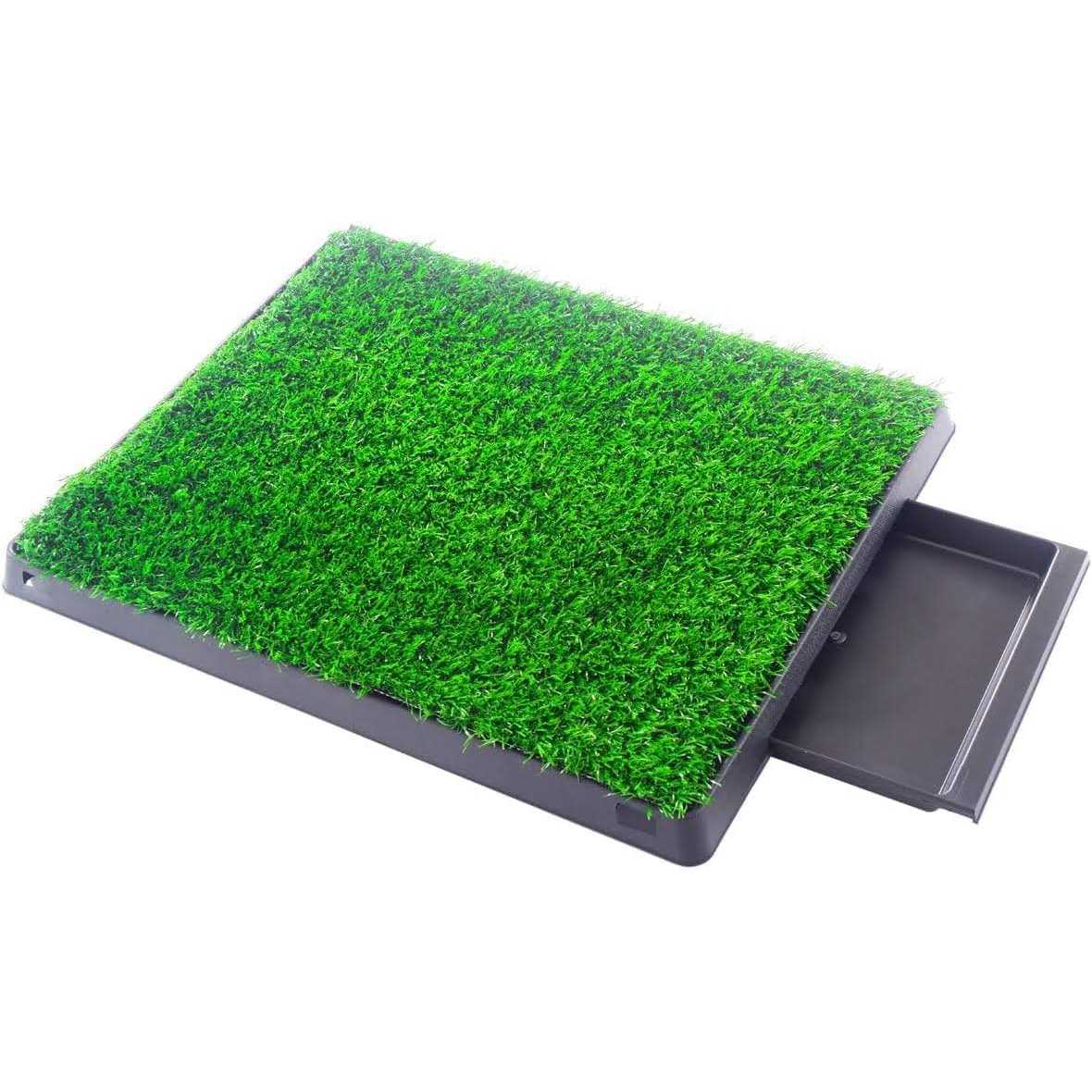 20” x 25” Artificial Dog Grass Pad with Tray T8351