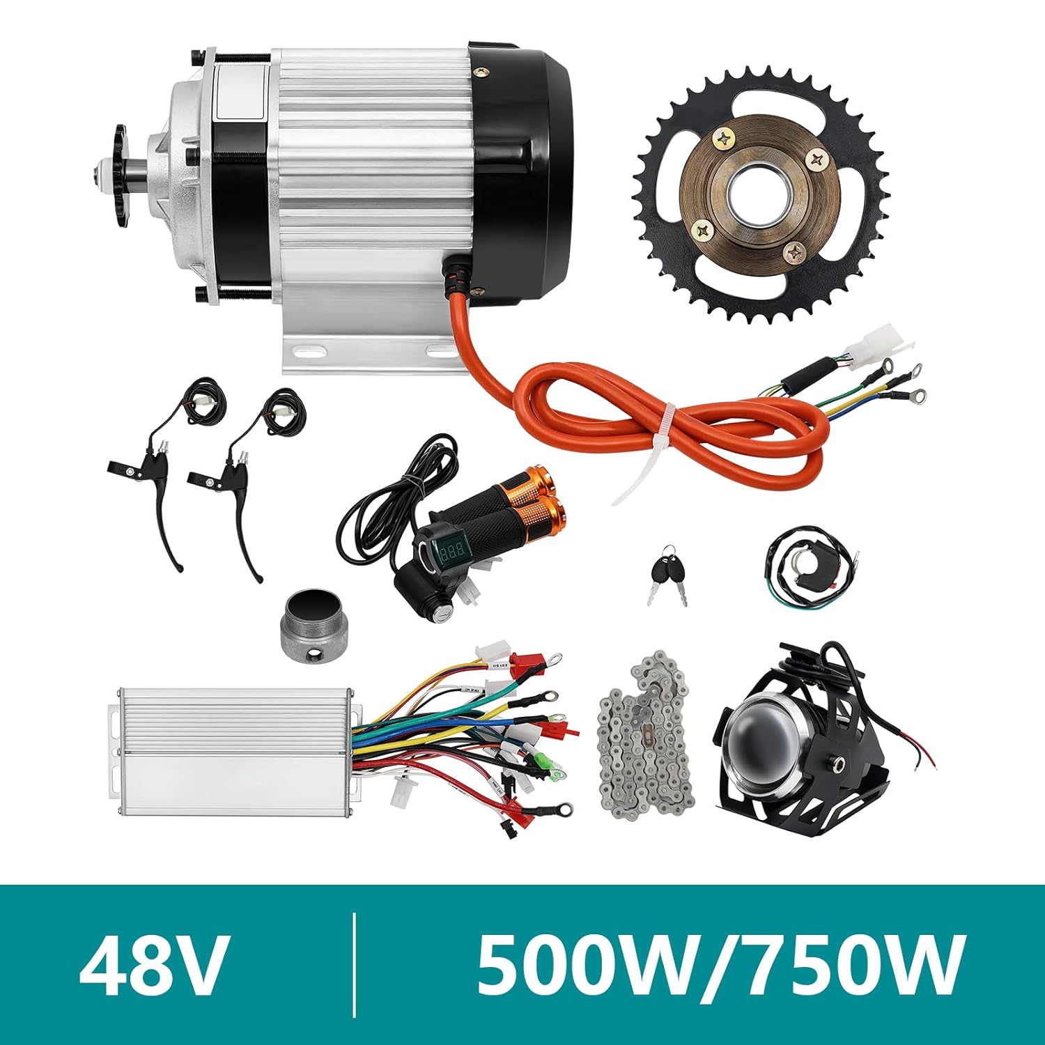 48V 750W Electric Brushless Motor Kit with Controller R1198