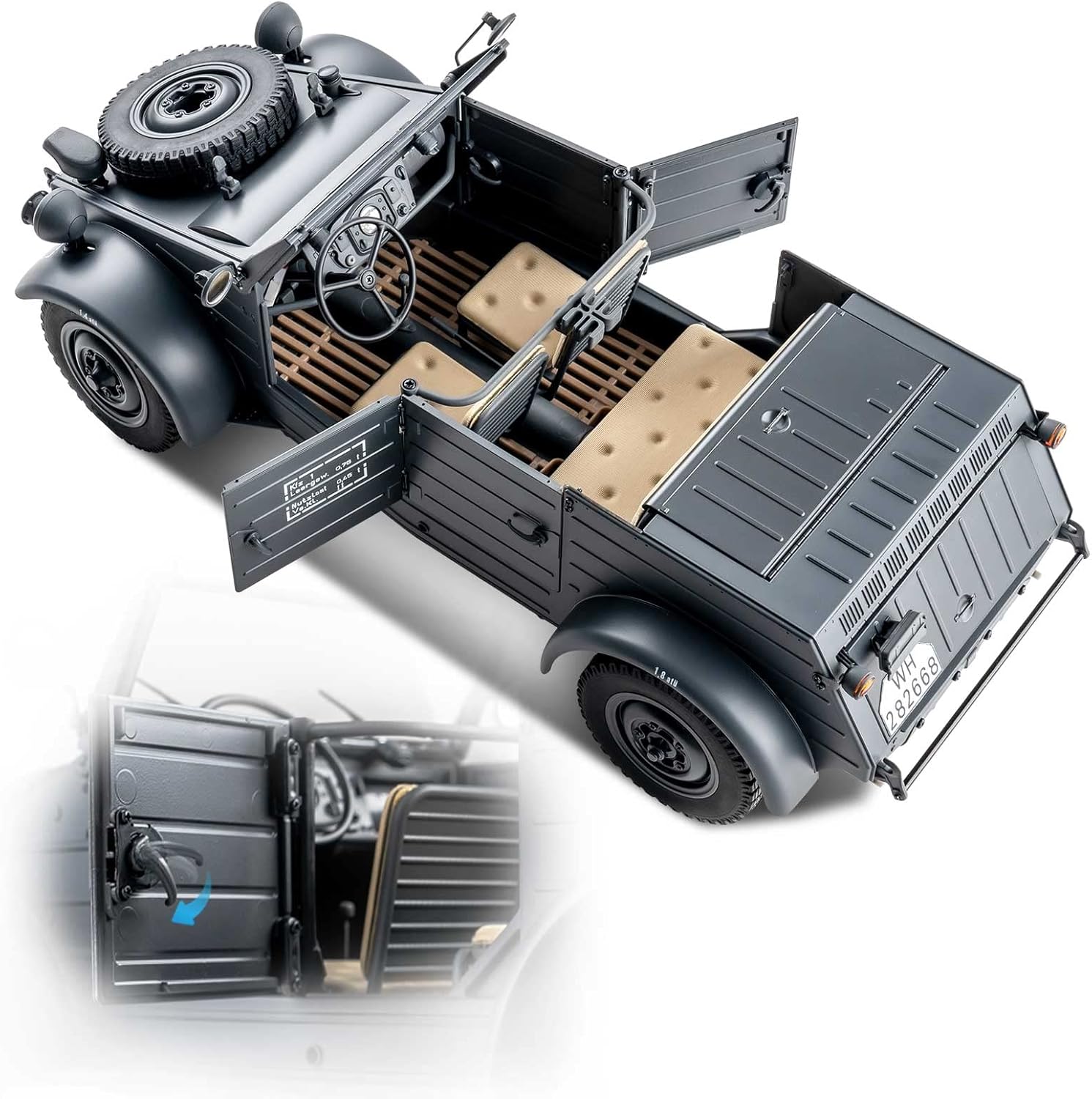 1/12 Kubelwagen Type 82 RC Rock Crawler T634