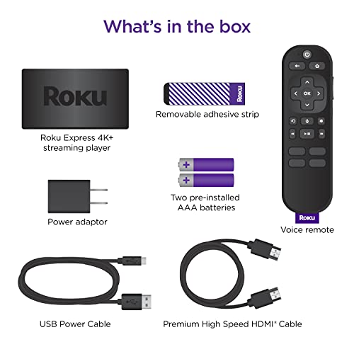 Roku Express 4K+ Streaming Device with Voice Remote I69504