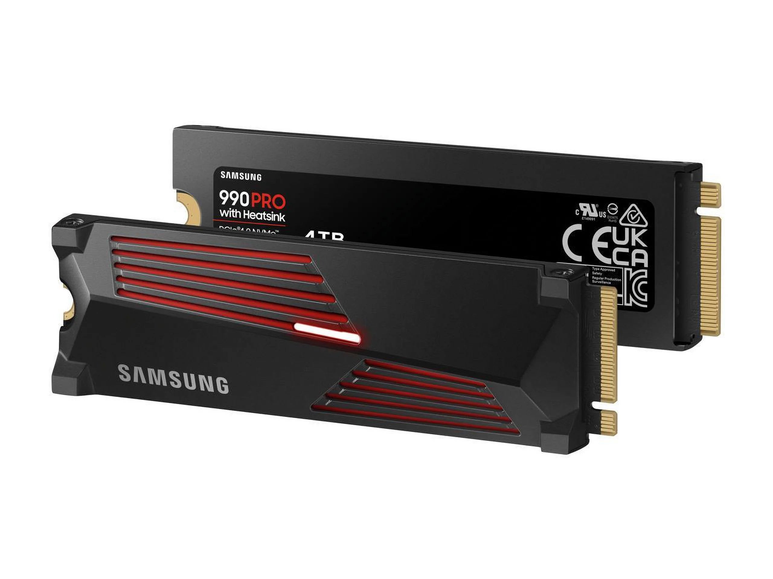 4TB PCIe Gen4 NVMe M.2 Internal SSD with Heatsink P4456