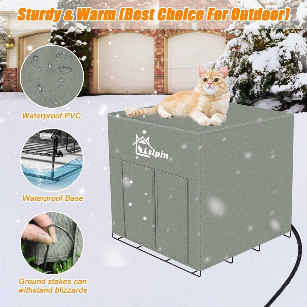 Large Heated Cat House P17348