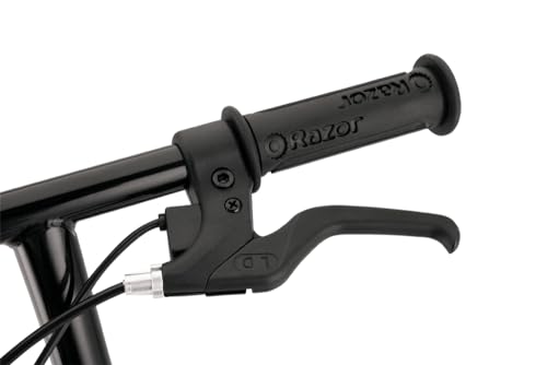 Electric Scooter with LED Light-Up Deck, 8" Air-filled Front Tire Q33158