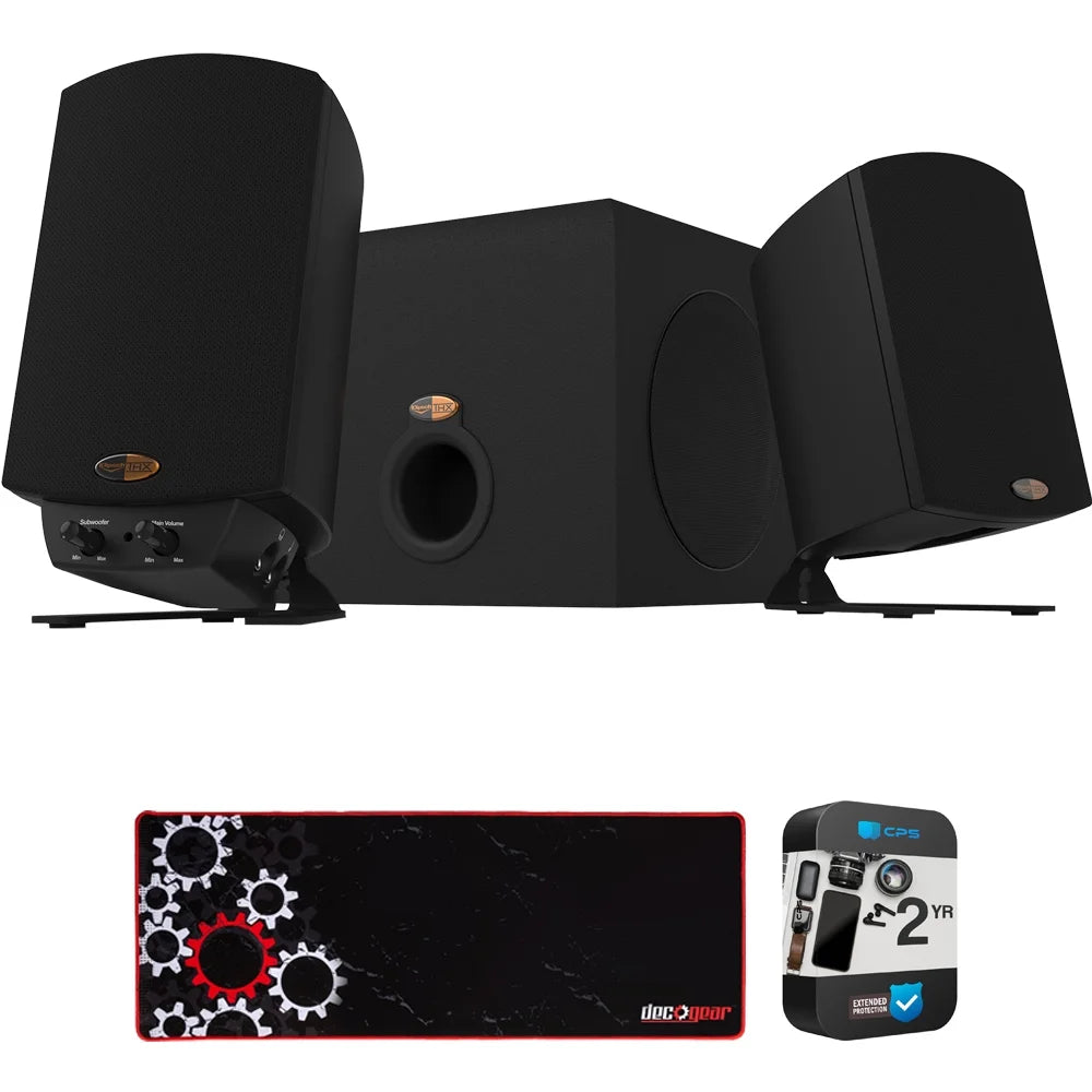 Black 2.1 Speaker System with Subwoofer O537016