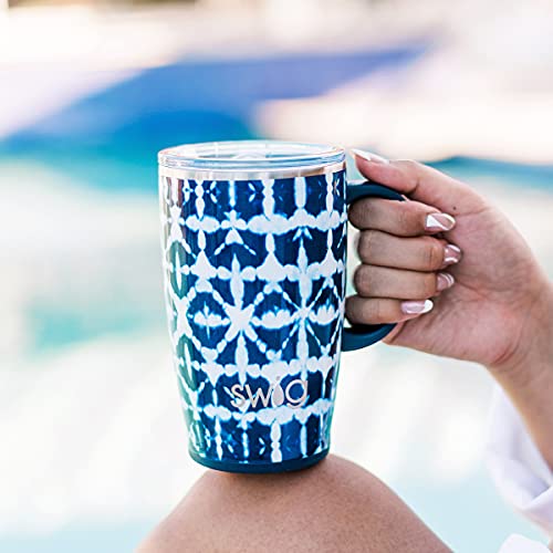 18 oz Insulated Stainless Steel Travel Mug with Handle and Lid N84799