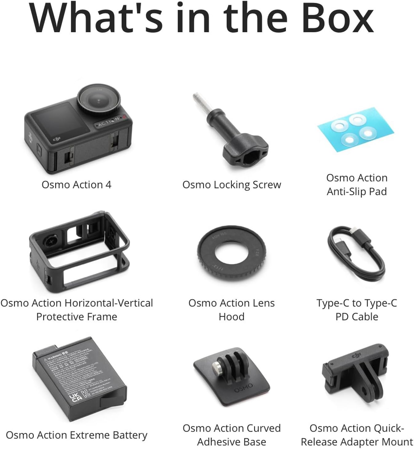 4K Waterproof Action Camera Bundle with 64GB Memory Card, Protective Case, and Accessory Kit N17491