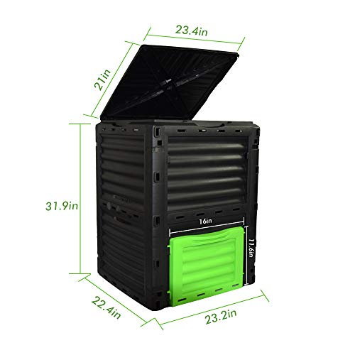 80 Gallon BPA Free Compost Bin Q818