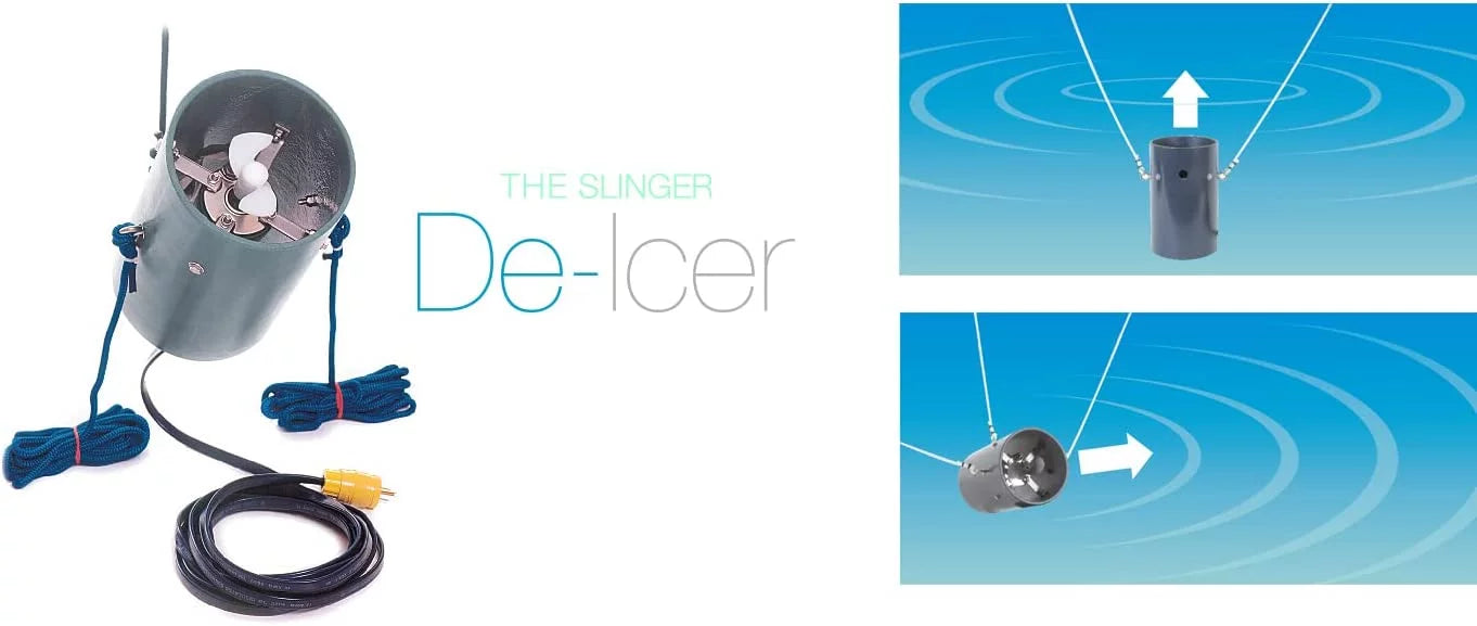 25 ft. 115V Aerator Slinger De-Icer V18055