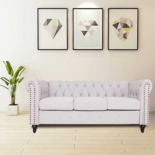 Modern Fabric Tufted Sofa W402