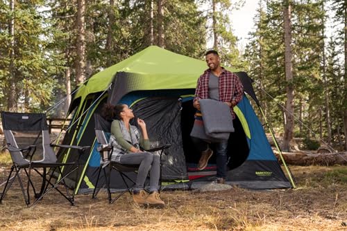 Coleman Camping Tent with Instant Setup, 4/6/8/10 Person Weatherproof Tent with Double-Thick Fabric and Carry Bag Y7692
