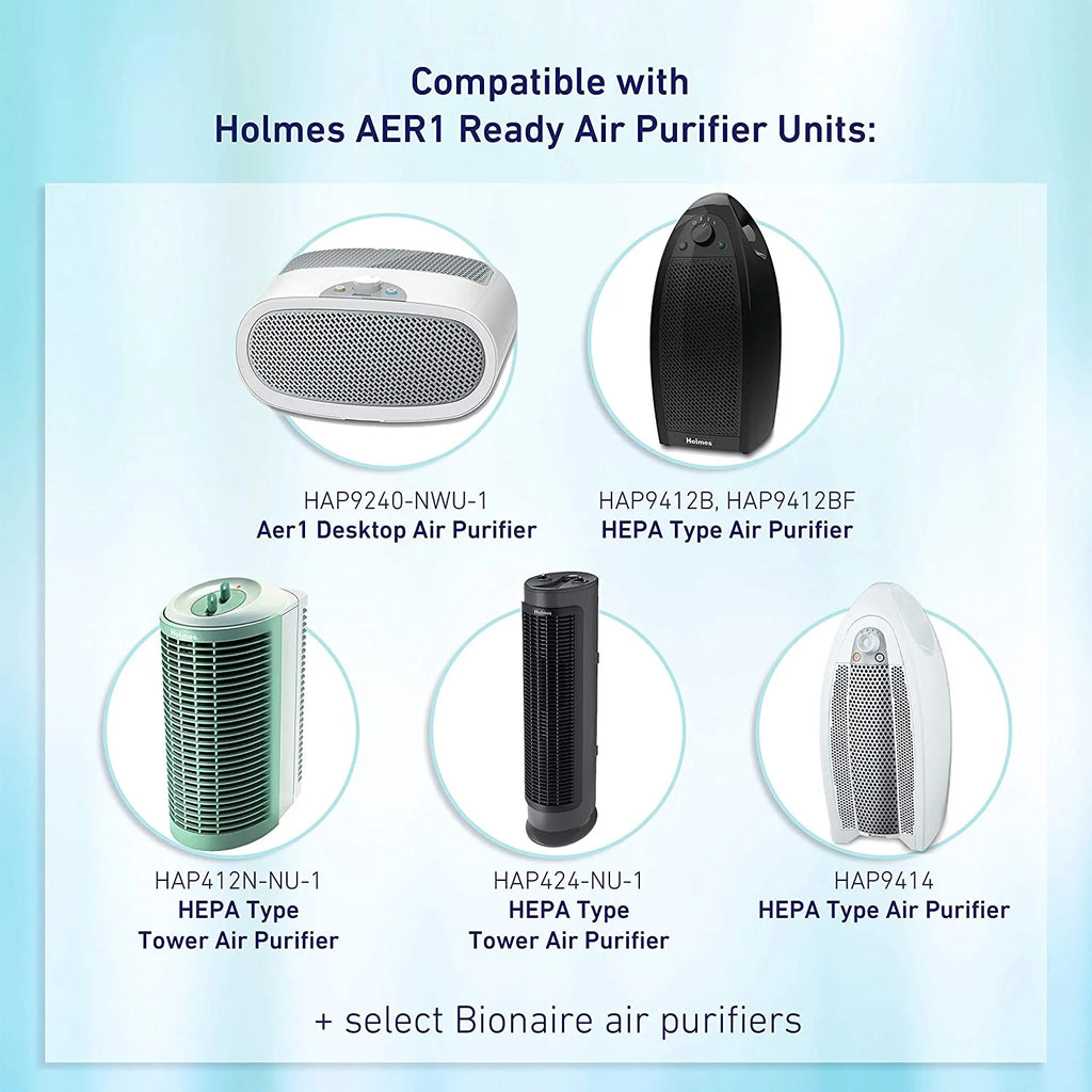 Small Room Air Purifier with Permanent Air Filter T8892