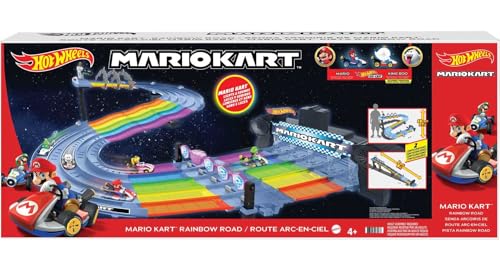 8-Foot Track Set with Lights & Sounds & 2 1:64 Scale Vehicles U34500
